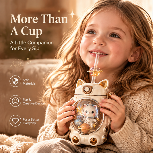 Cosmic Cat Astronaut Space Mug